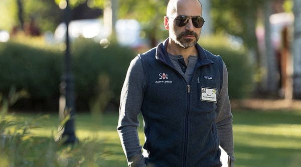 Dara Khosrowshahi, chief executive officer of Expedia, Inc., attends the annual Allen & Company Sun Valley Conference on July 7, 2016 in Sun Valley, Idaho.
