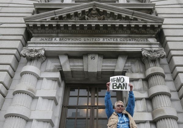 Outside of the 9th U.S. Circuit Court of Appeals in San Francisco