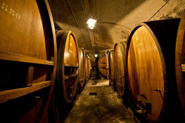 A wine cellar in Vevey, Switzerland. (Photo by Prisma by Dukas/Universal Images Group via Getty Images)
