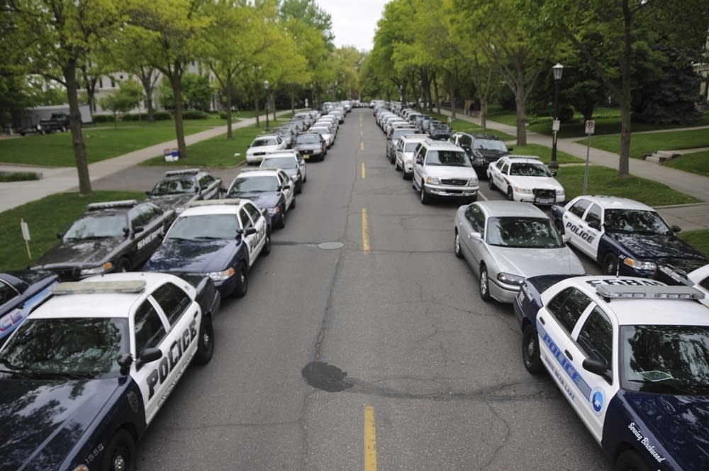 Police cars
