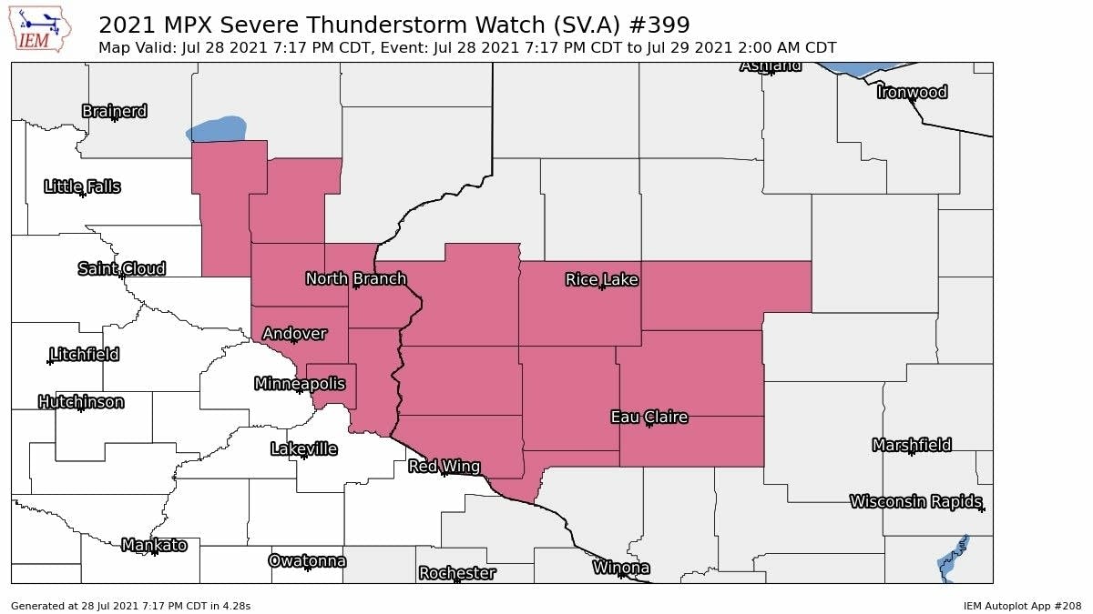 'Particularly dangerous': Severe thunderstorm watch ...