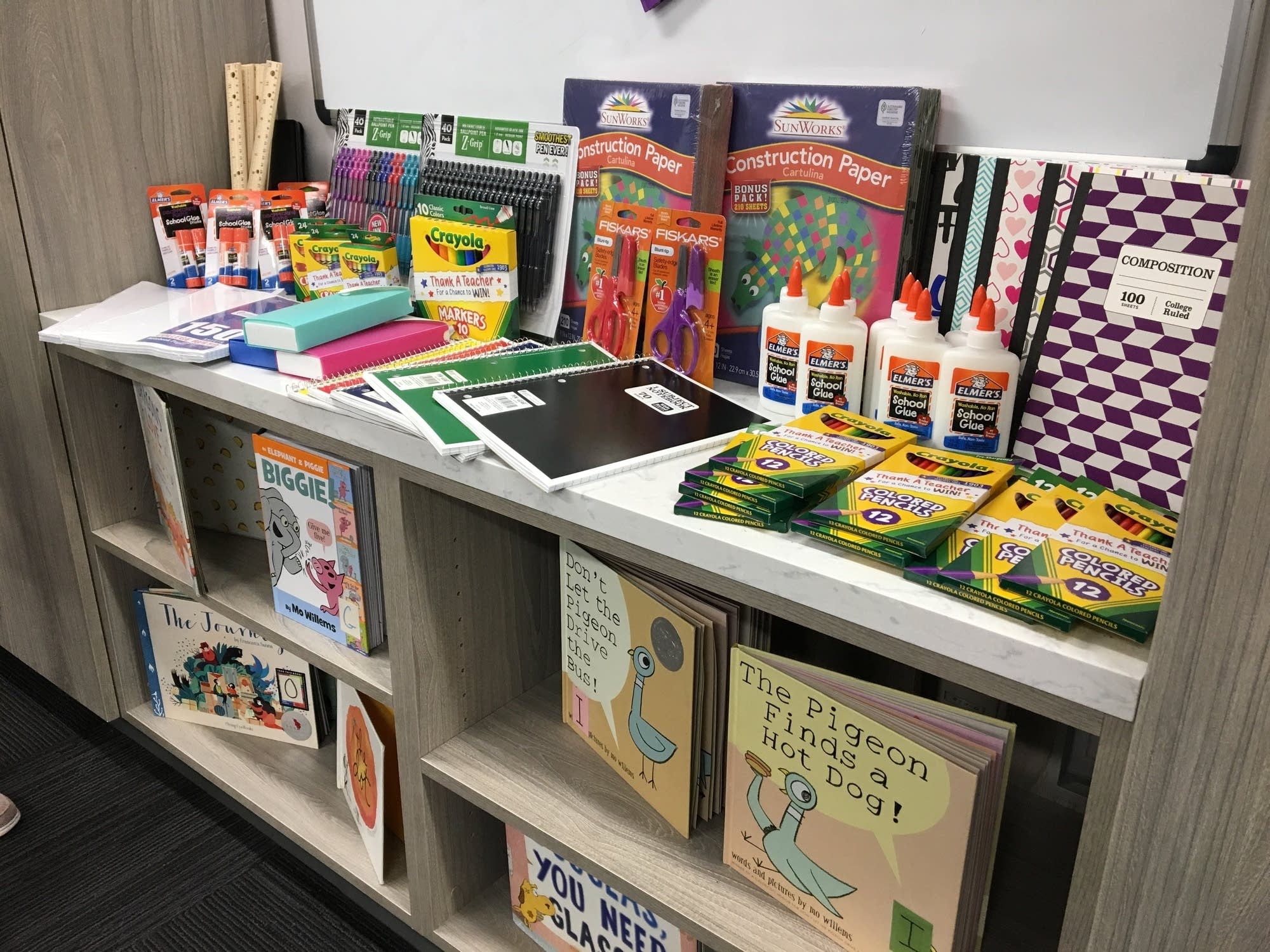 Some of the supplies donated by the Armory Foundation.