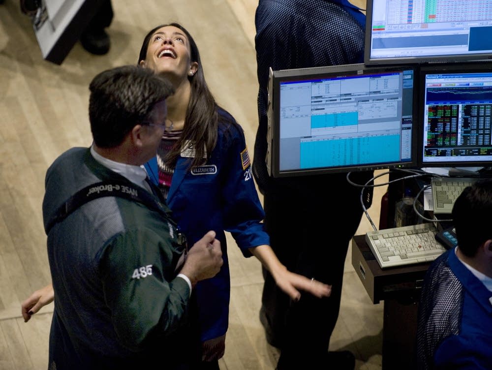 Stocks surge upwards