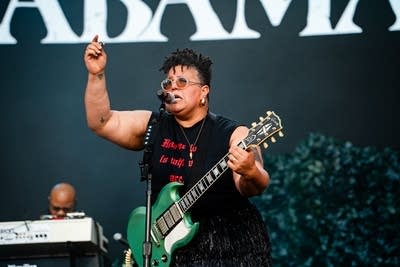 Alabama Shakes performing on stage