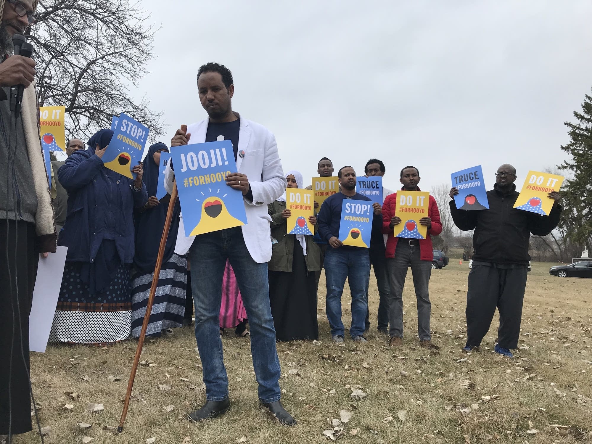 Abdirahman Mukhtar, volunteer and founder of Daryeel Youth