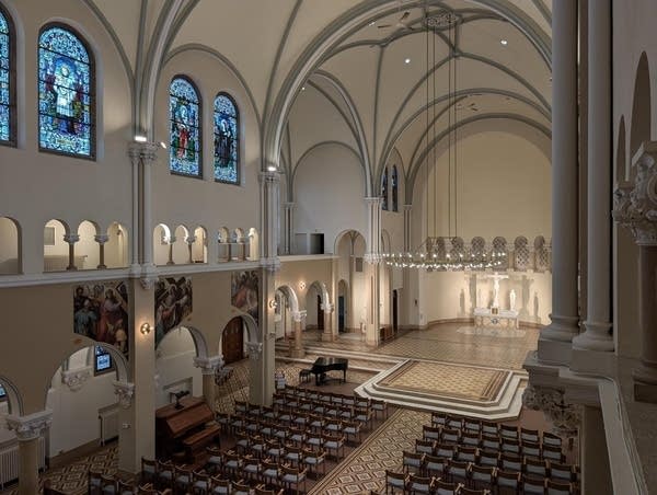 inside of church
