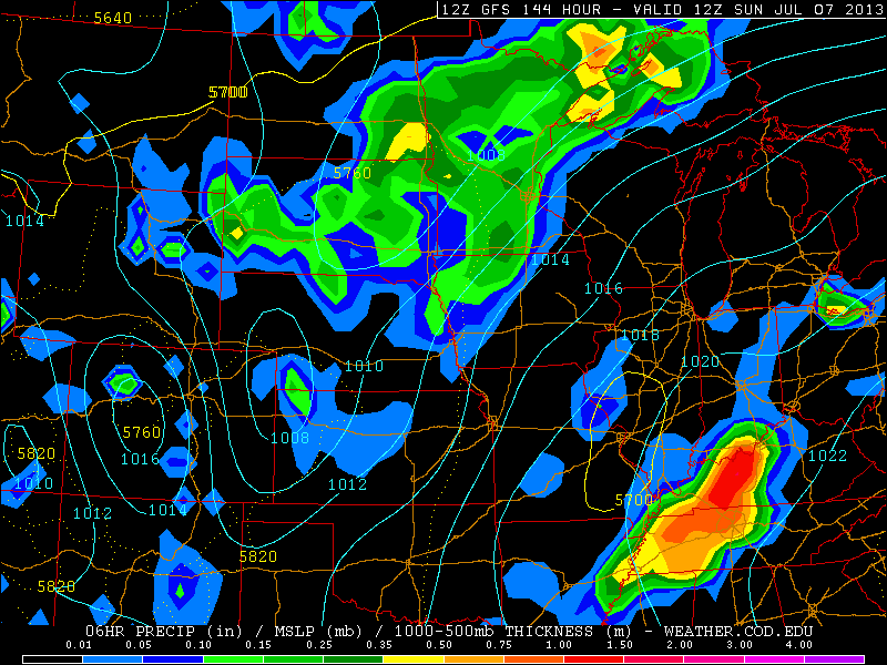 July 1 12Z Sunday GFS fcst