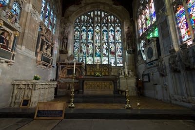 The grave of William Shakespeare
