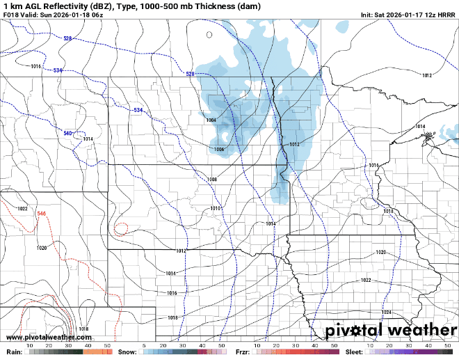 Forecast precipitation Sunday midnight to 12 p.m.