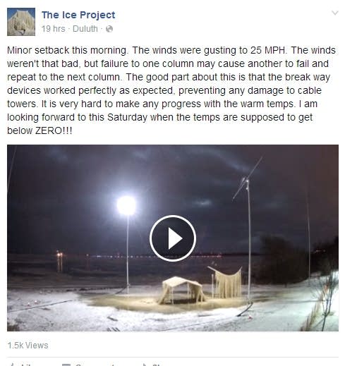 A setback for the Ice Man of Superior