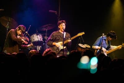 Racing Mount Pleasant performing at Amsterdam Bar and Hall.