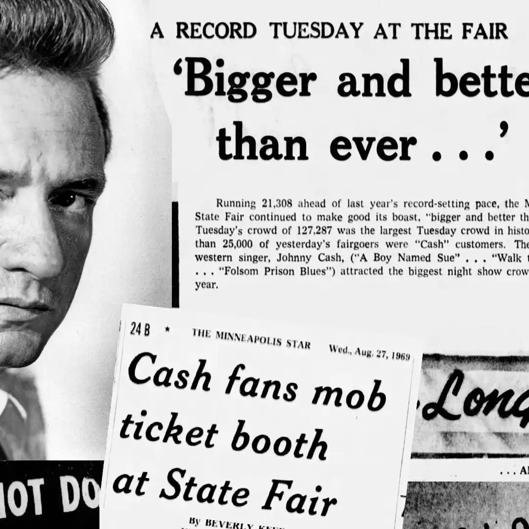 August 26 in Music History: Johnny Cash plays to record crowd at 