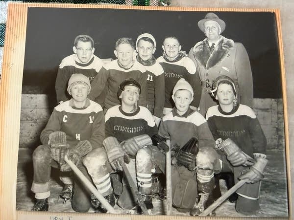 old photo of bonnie shea hockey team