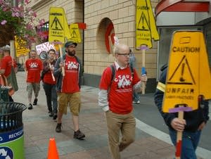 Pickets outside downtown Target store
