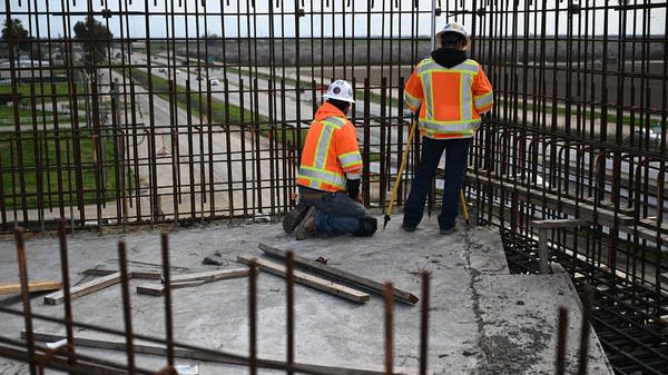 Demand for construction jobs has been strong recently — and pushing up hourly wages in that sector.
