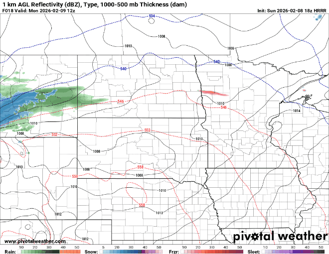 Monday rain and light snow