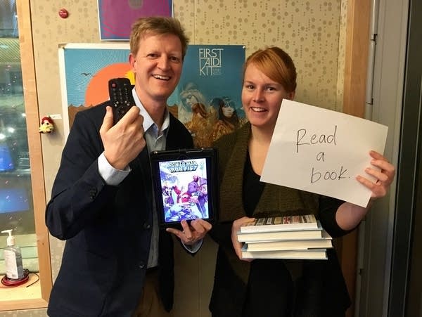 Books and Bars host Jeff Kamin and MPR Producer Tracy Mumford share their recommendations for best books and TV shows to enjoy over the holiday season.