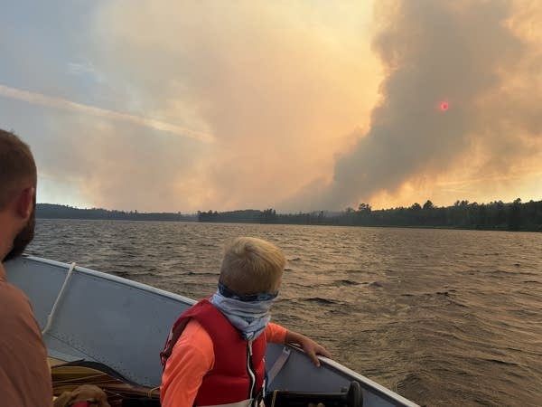 Smoke over water