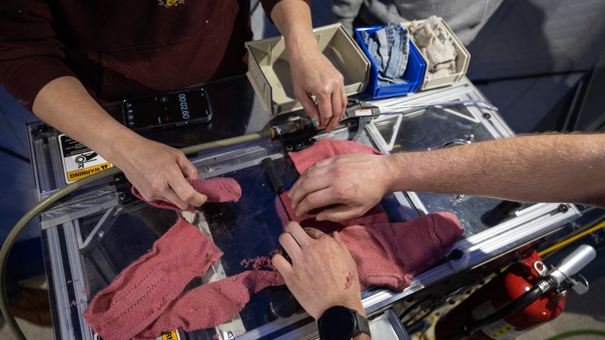 Duluth prof invents fabric shredder to recycle clothing