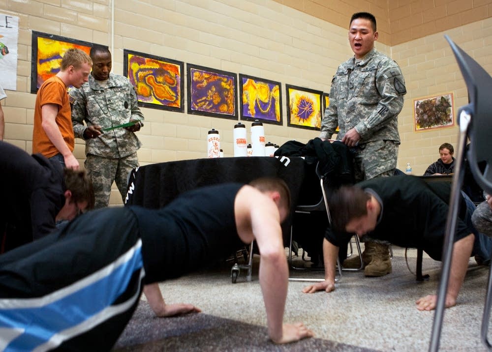 Testing recruits