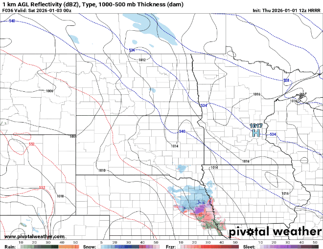 Forecast precipitation Friday 6 p.m. to Saturday 6 a.m.