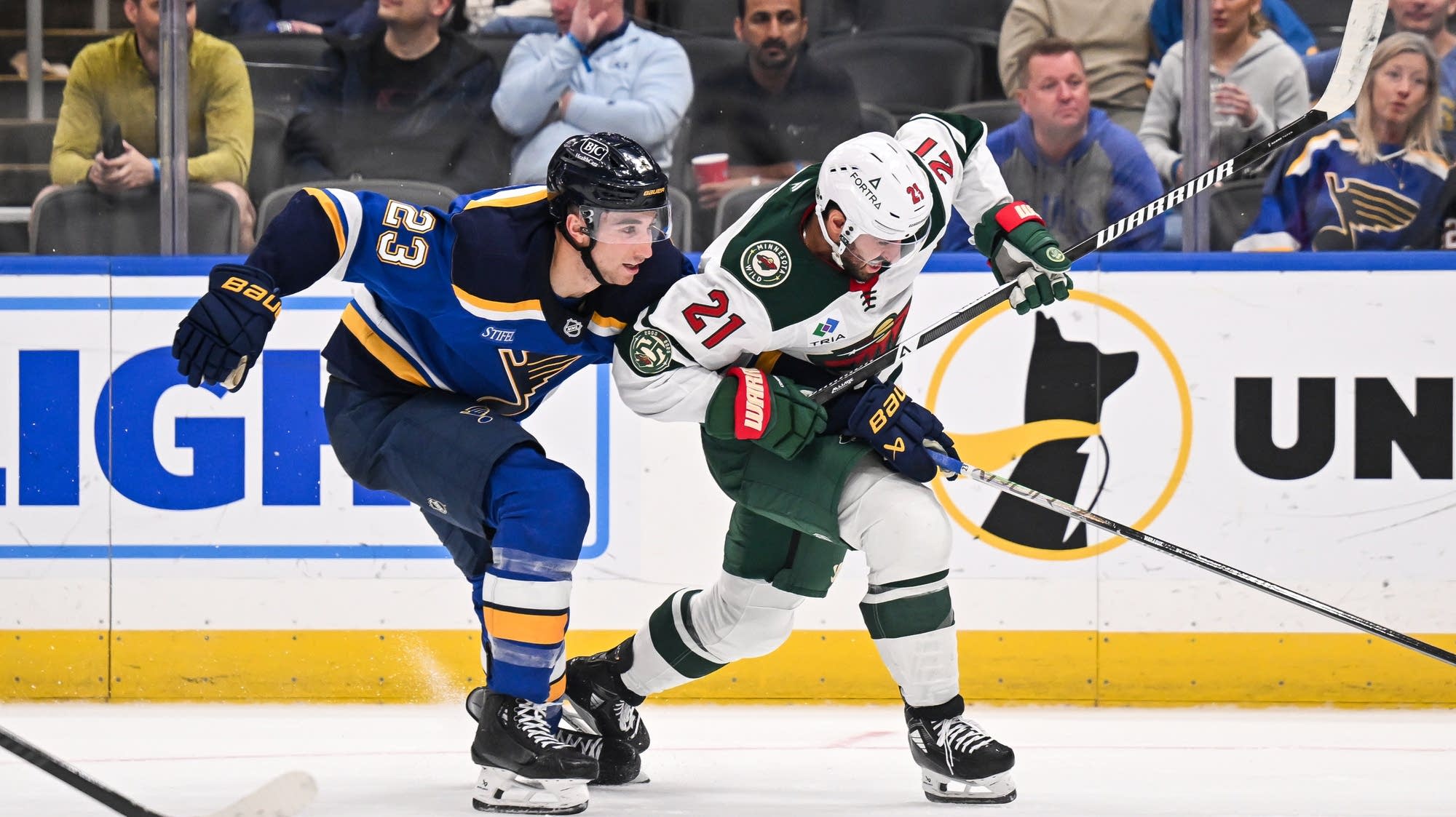 Minnesota Wild give up 2-goal lead, lose to St. Louis Blues 6-3