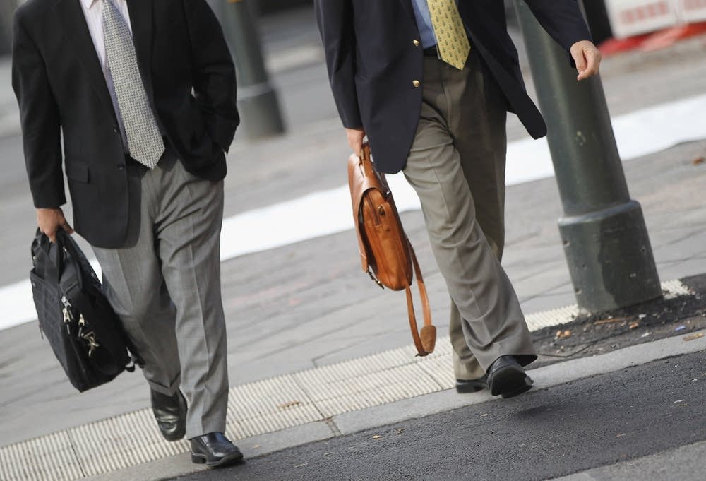 Men with briefcases