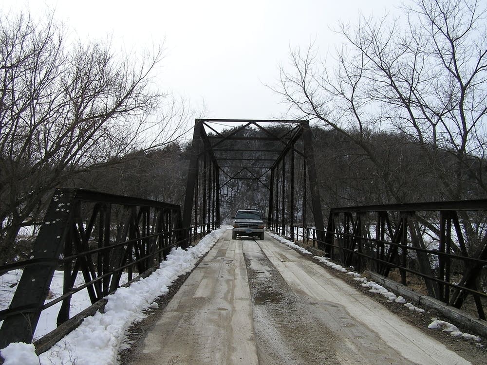 Cross a bridge