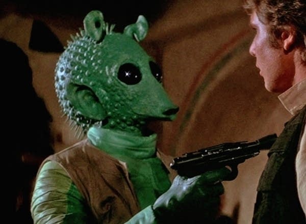 Poster Greedo meets Han Solo in 'A New Hope'