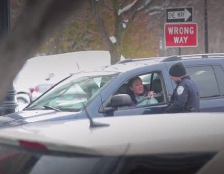 Cops pull cars over, give drivers presents