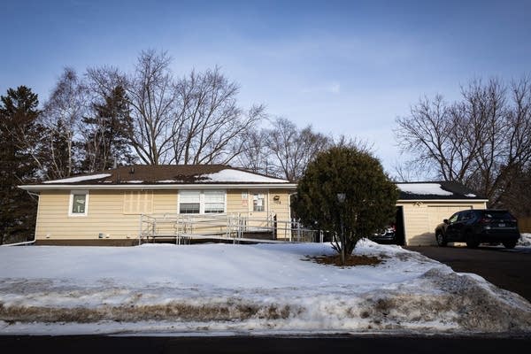 The front of a group home