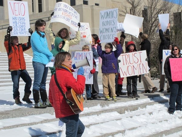 North Dakota abortion rally