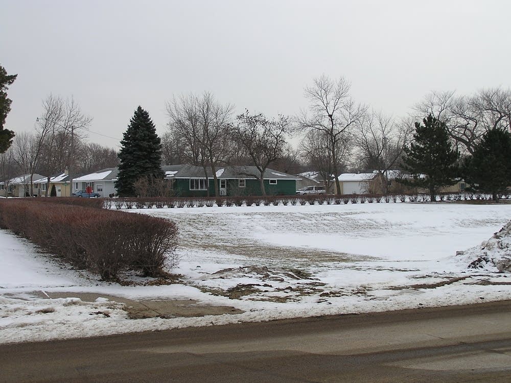 Houses near the prison