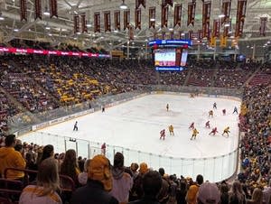 The University of Minnesota Men's Hockey game on Dec. 2, 2017