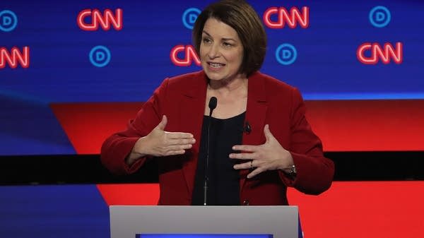 Democratic Presidential candidate Amy Klobuchar in Detroit 