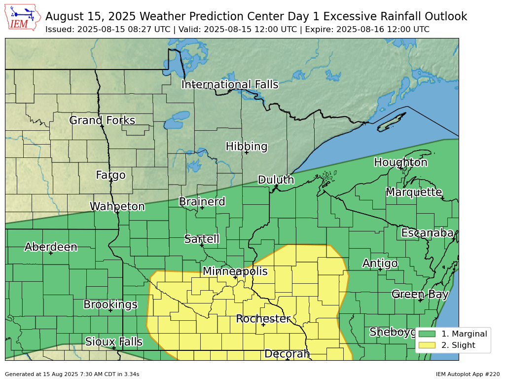 Humid air, stalled front setting the stage for heavy rainfall risk 
