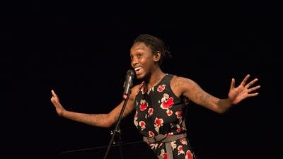 Black Poets Speak Out reading at the Penumbra