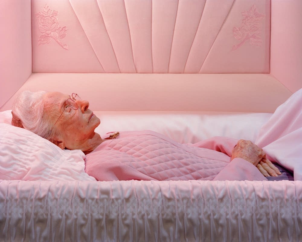 Grandma in casket
