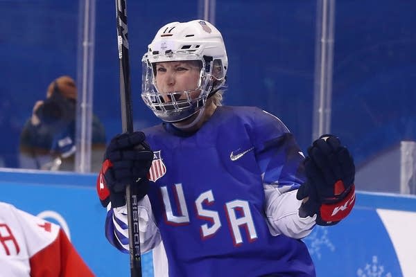 North Dakota's Lamoureux-Davidson sets record as U.S. shuts out Russians