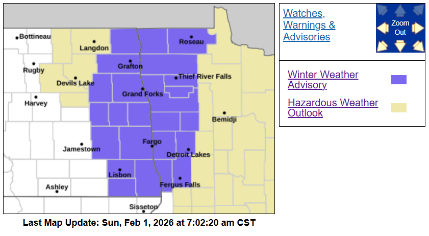 Winter weather advisory