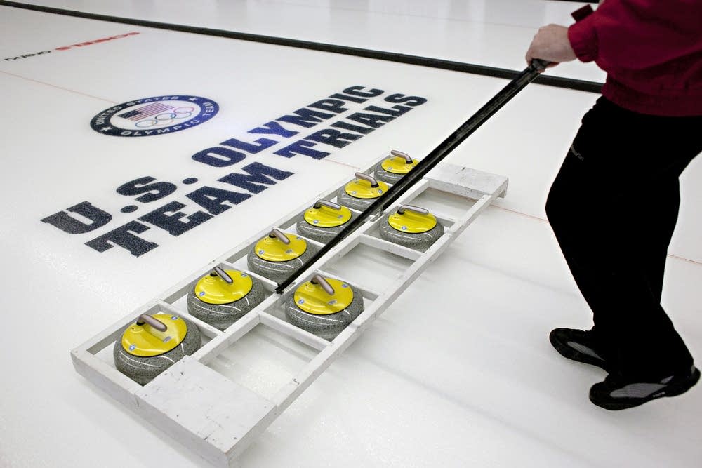 Preparing the ice