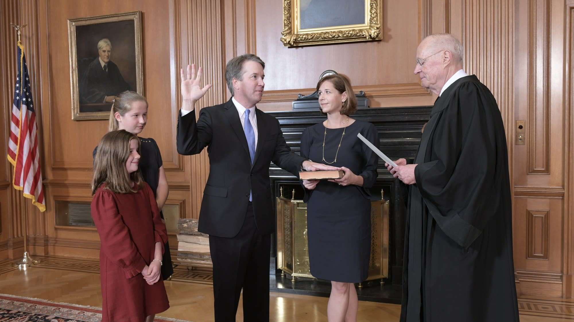 Kavanaugh sworn in to high court after rancorous confirmation