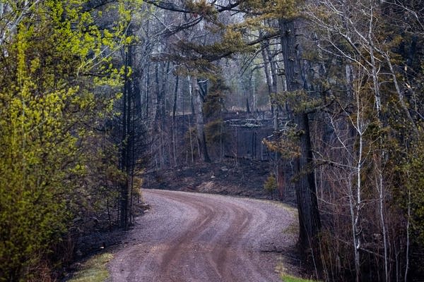 Fire damage to properties on Highway 61