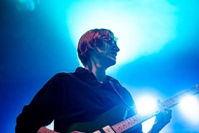 Chutes performing on stage