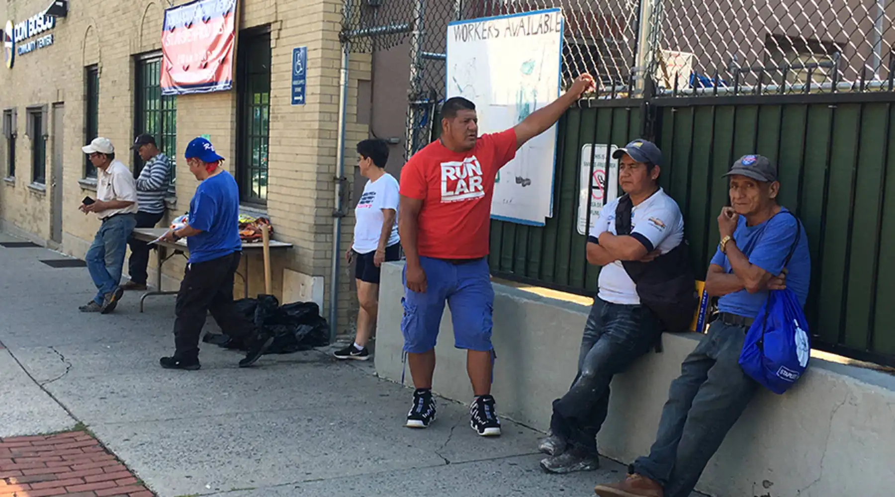 Day laborers are pressed by Trump immigration policies