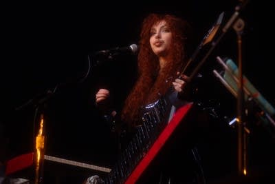 people performing on stage