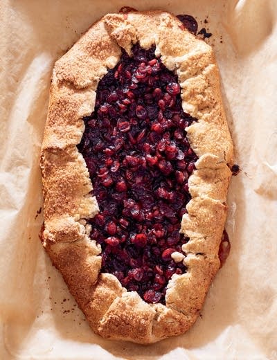 Cranberry Gingerbread Galette
