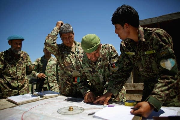 Afghan soldiers