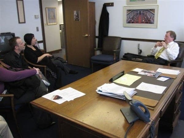 A look at students hitting up legislators for support