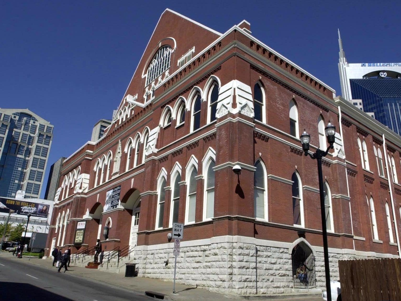 The Ryman Auditorium in downtown Nashville